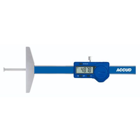 ACCUD głębokościomierz elektroniczny 100/0.01 mm z wymiennymi końcówkami 193-004-11