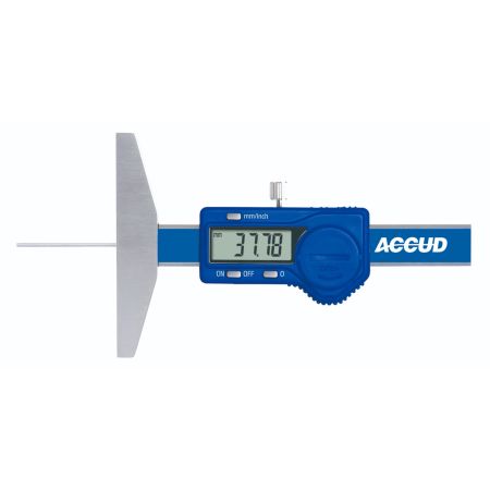 ACCUD głębokościomierz elektroniczny 25/0.01 mm z długim trzpieniem pomiarowym 194-001-11