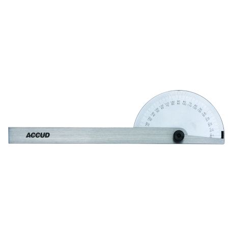 ACCUD kątomierz 0-180°/1° z obrotowym ramieniem 85x150 mm 811-180-01 