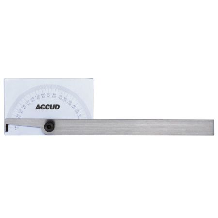 ACCUD kątomierz 0-180°/1° z obrotowym ramieniem 85x158 mm 811-180-02 