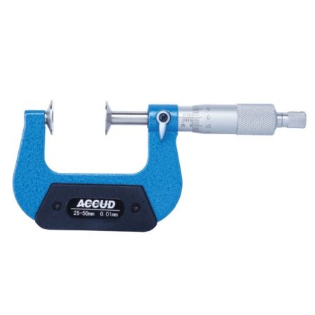 ACCUD mikrometr analogowy talerzykowy 25-50/0,01mm 342-002-02
