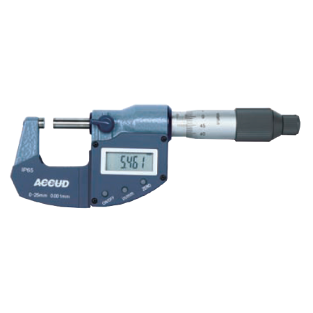 ACCUD mikrometr elektroniczny 0-25/0,001mm IP65 313-001-02