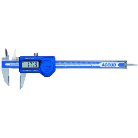 ACCUD suwmiarka elektroniczna 200/0,01 mm traserska o końcówkach węglikowych z wyjściem danych 155-008-11