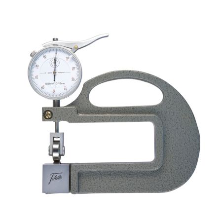SCHUT grubościomierz zegarowy 0-10/0,01mm z rolką 906.388