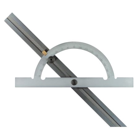 SCHUT kątomierz analogowy 0-180° z przesuwnym ramieniem 400mm 907.871