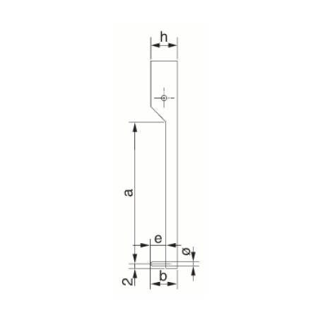 SCHUT końcówki wewnętrzne 70 mm Ø 4 mm do suwmiarki uniwersalnej 910.299