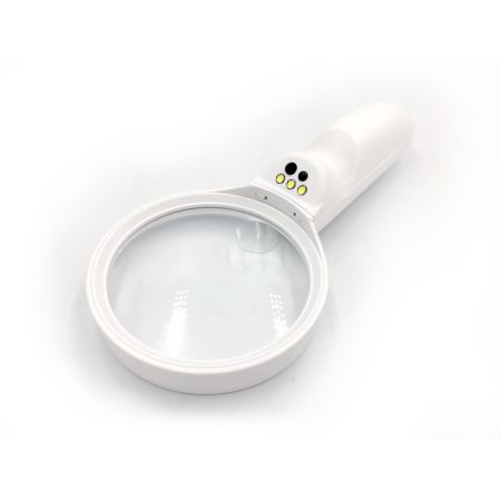 SCHUT lupa 2x/6x z podświetleniem LED oraz UV 910.318