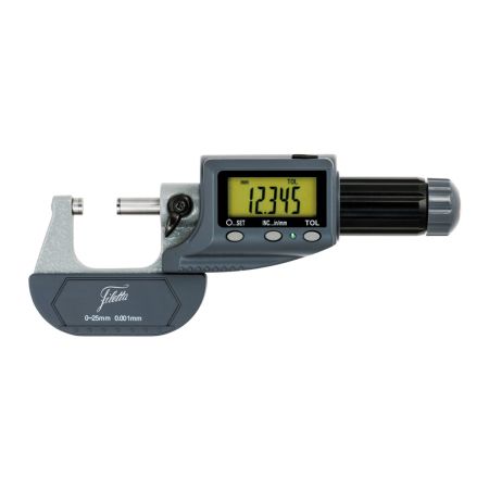 SCHUT mikrometr elektroniczny 25-50/0,001 mm z funkcją tolerancji IP54 906.863