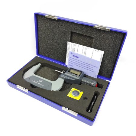 SCHUT mikrometr elektroniczny 50-75/0,001 mm z funkcją tolerancji IP54 906.864