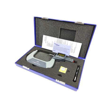 SCHUT mikrometr elektroniczny 75-100/0,001 mm z funkcją tolerancji IP54 906.865