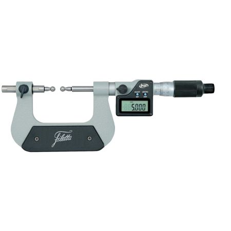 SCHUT mikrometr elektroniczny do kół zębatych 100-125/0,001mm bez końcówek 909.863