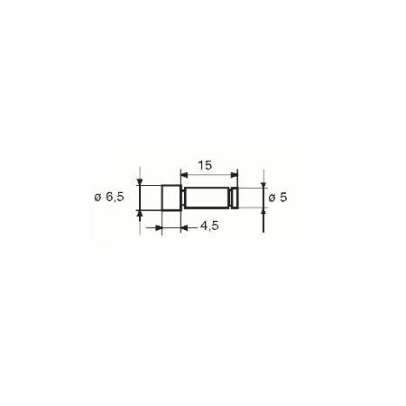 SCHUT para końcówek płaskich 6,5 mm do mikrometru/ suwmiarki uniwersalnej 906.788