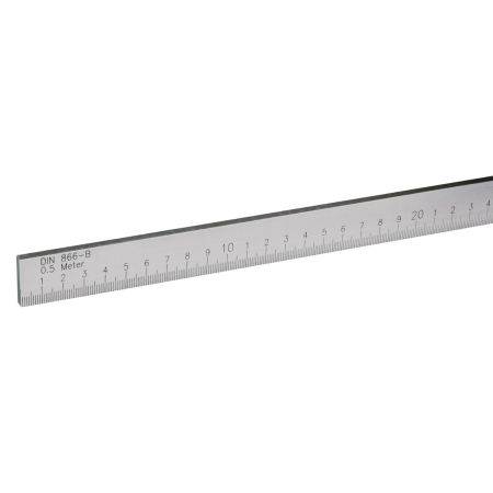 SCHUT przymiar 500x25x5 mm stal DIN 866 B 771.010