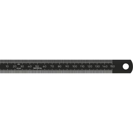 SCHUT przymiar 600x30x1,0mm stalowy, czarny, klasa II 835.469