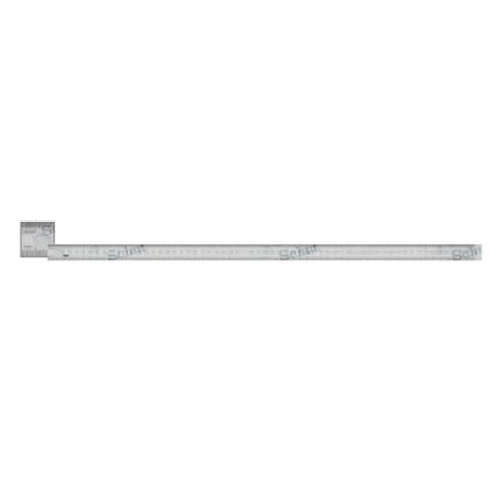 SCHUT przymiar z magnesami 600x30x1,0mm stal nierdzewna, matowa, klasa II 835.473