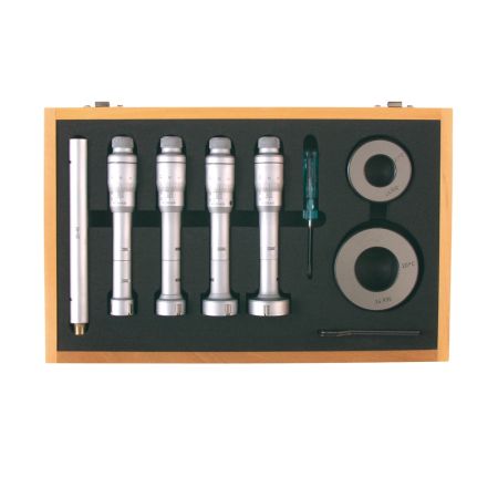 SCHUT zestaw średnicówek 3-punktowych analogowych 20-40/0.005 mm 836.745