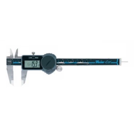 TESA suwmiarka elektroniczna 0-150/0,01 mm z okrągłym głębokościomierzem TWIN-Cal IP40 783.331
