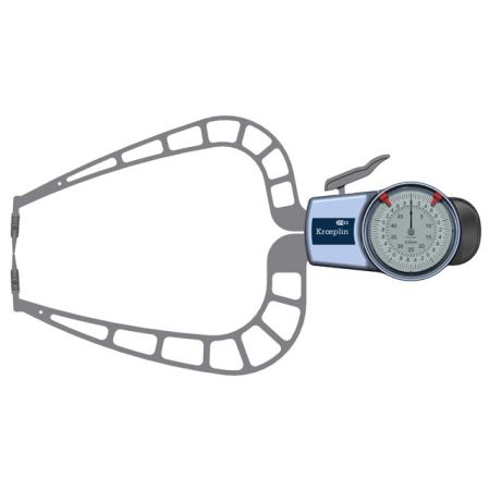 KROEPLIN macki pomiarowe analogowe zewnętrzne 0-50/0,05 mm D450S 854.034 