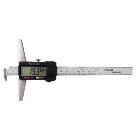 SCHUT głębokościomierz elektroniczny0-150/0.01 mm z hakiem 906.309
